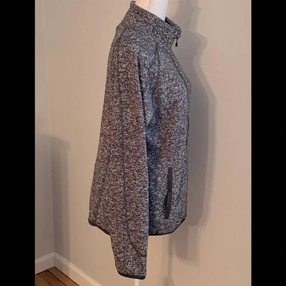 Avalanche Black and White Marled Fleece Lined Jacket Size Medium